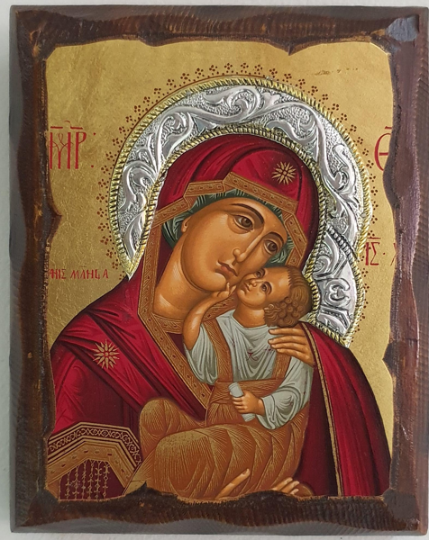 ΠΑΝΑΓΙΑ ΓΛΥΚΟΦΙΛΟΥΣΑ ΜΕ ΦΩΤΟΣΤΕΦΑΝΟ 15*12  (ΑΞ.ΕΣ)