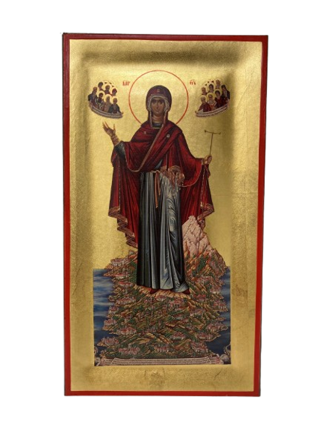 ΠΑΝΑΓΙΑ ΑΘΩΝΙΤΙΣΣΑ ΣΚΑΦΤΗ ΕΙΚΟΝΑ 25Χ14