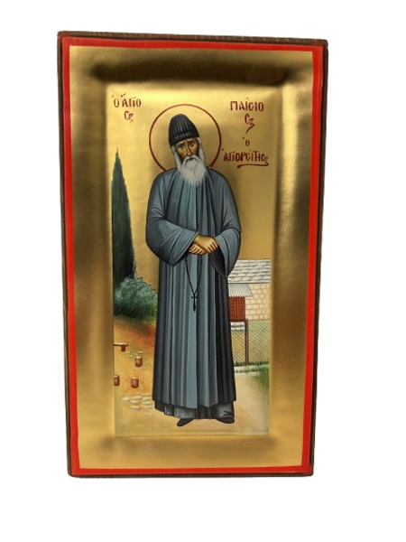 ΑΓΙΟΣ ΠΑΪΣΙΟΣ ΣΚΑΦΤΗ ΕΙΚΟΝΑ 25Χ14