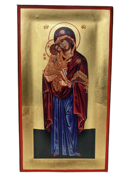 ΠΑΝΑΓΙΑ ΓΛΥΚΟΦΙΛΟΥΣΑ ΣΚΑΦΤΗ ΕΙΚΟΝΑ 25Χ14