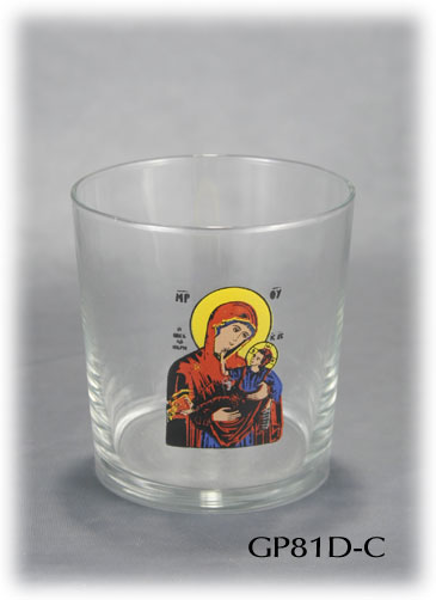 ΠΟΤΗΡΙ ΜΕ ΕΙΚΟΝΑ ΠΑΝΑΓΙΑΣ ΣΕ 9 ΑΠΟΧΡΩΣΕΙΣ