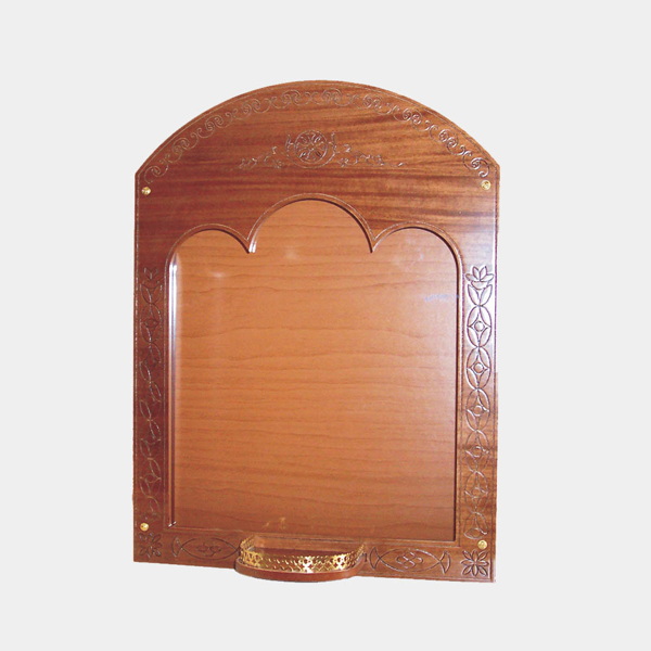 ΕΙΚΟΝΟΣΤΑΣΙ ΞΥΛΙΝΟ ΚΑΦΕ ΙΣΙΟ ΜΕ ΒΑΣΗ