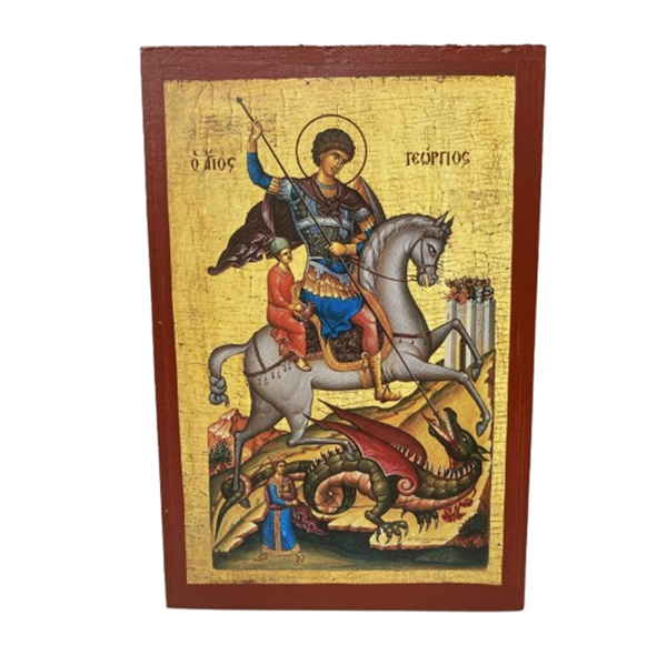 ΑΓΙΟΣ ΓΕΩΡΓΙΟΣ ΣΕ MDF 20Χ15 (ΓΚΡ)