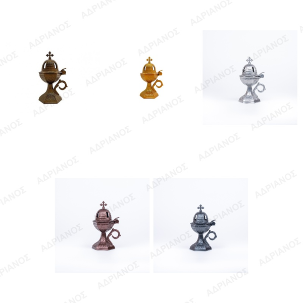 ΜΕΤΑΛΛΙΚΟ ΘΥΜΙΑΤΟ ΕΚΚΛΗΣΑΚΙ 7 ΑΠΟΧΡΩΣΕΙΣ 17Χ9