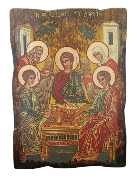 ΑΓΙΑ ΤΡΙΑΔΑ ΠΕΥΚΟ ΠΑΛΑΙΩΜ. ΜΕΤΑΞΟΤΥΠΙΑ 45*35cm (ΓΚΡ)