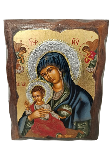 ΠΑΝΑΓΙΑ ΓΛΥΚΟΦΙΛΟΥΣΑ ΜΕ ΦΩΤΟΣΤΕΦΑΝΟ 15Χ12