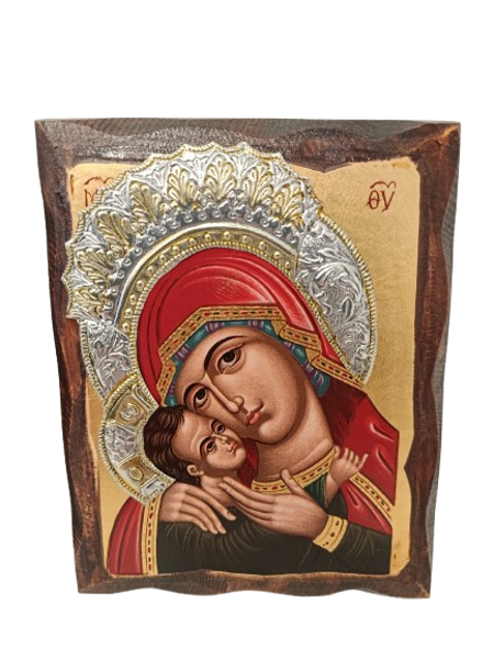 ΠΑΝΑΓΙΑ ΓΛΥΚΟΦΙΛΟΥΣΑ ΜΕ ΦΩΤΟΣΤΕΦΑΝΟ 15*12  (ΑΞ.ΕΣ)