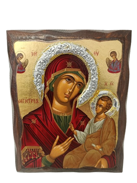 ΠΑΝΑΓΙΑ ΟΔΗΓΗΤΡΙΑ ΜΕ ΦΩΤΟΣΤΕΦΑΝΟ 15*12  (ΑΞ.ΕΣ)