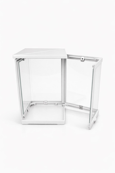 ΚΑΝΤΗΛΙ ΤΕΤΡΑΠΛΕΥΡΟ ΛΕΥΚΟ ΜΕ ΤΖΑΜΙ