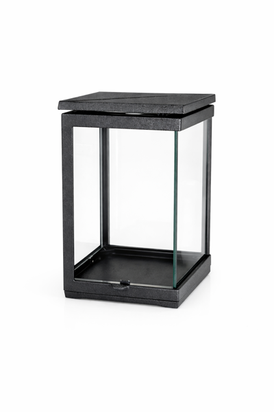 ΚΑΝΤΗΛΙ ΤΕΤΡΑΠΛΕΥΡΟ ΜΑΥΡΟ ΑΣΗΜΙ ΜΕ ΤΖΑΜΙ